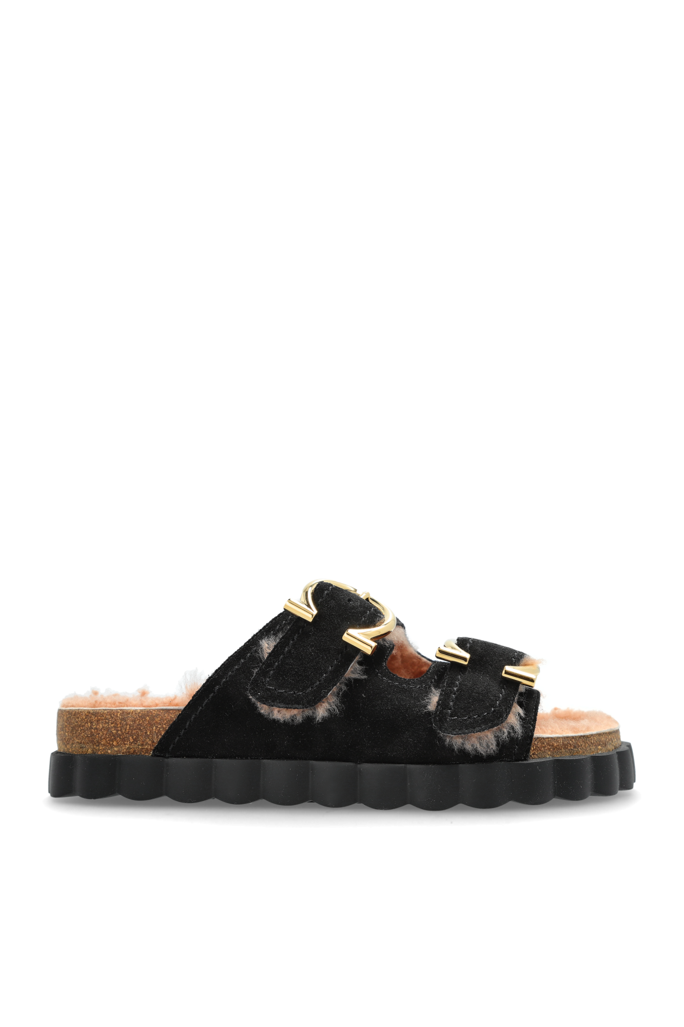 FERRAGAMO Suede slides 